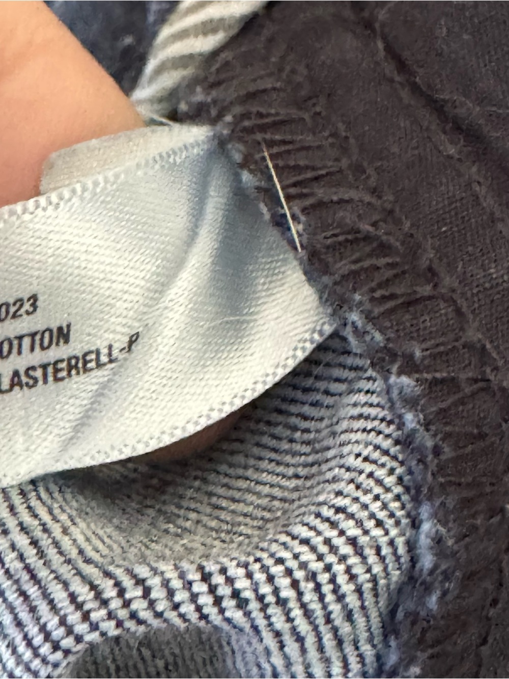 GAP | The Trouser Women's Dark Blue Denim Slacks - Classic Straight Leg Size 8 - Picture 12 of 13